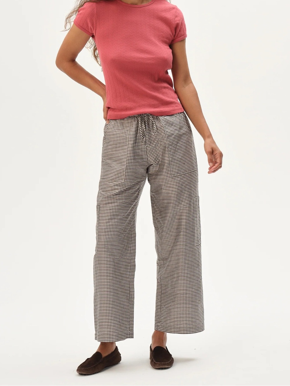 Donni Silk taffeta pant